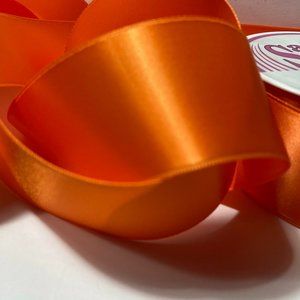 Pumpkin Orange Sash Ribbon 1.5" 2 Rolls